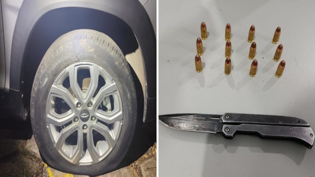 Homem é preso após perseguir ex e danificar carro em Bragança Paulista em Segurança