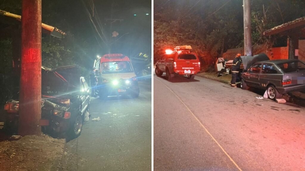 Casal de turistas se feriu em acidente de carro em Ilhabela em Segurança