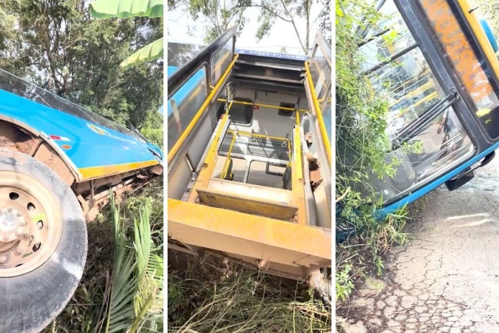 Ônibus do transporte público sofre acidente em Bragança Paulista com 13 passageiros 6 Ônibus do transporte público sofre acidente em Bragança Paulista com 13 passageiros em Trânsito e Estradas